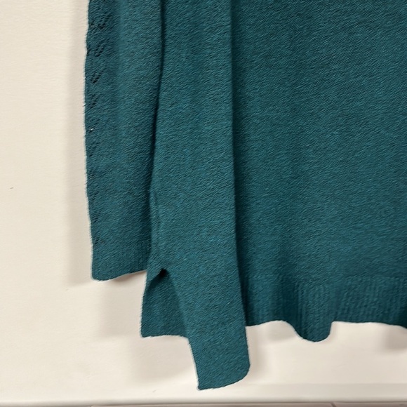 LC Lauren Conrad Beautiful deep teal Pullover Sweater, longer in back, XXL - Picture 7 of 9